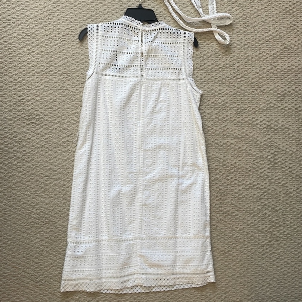 Banana republic white eyelet dress size 8 - Picture 2 of 2